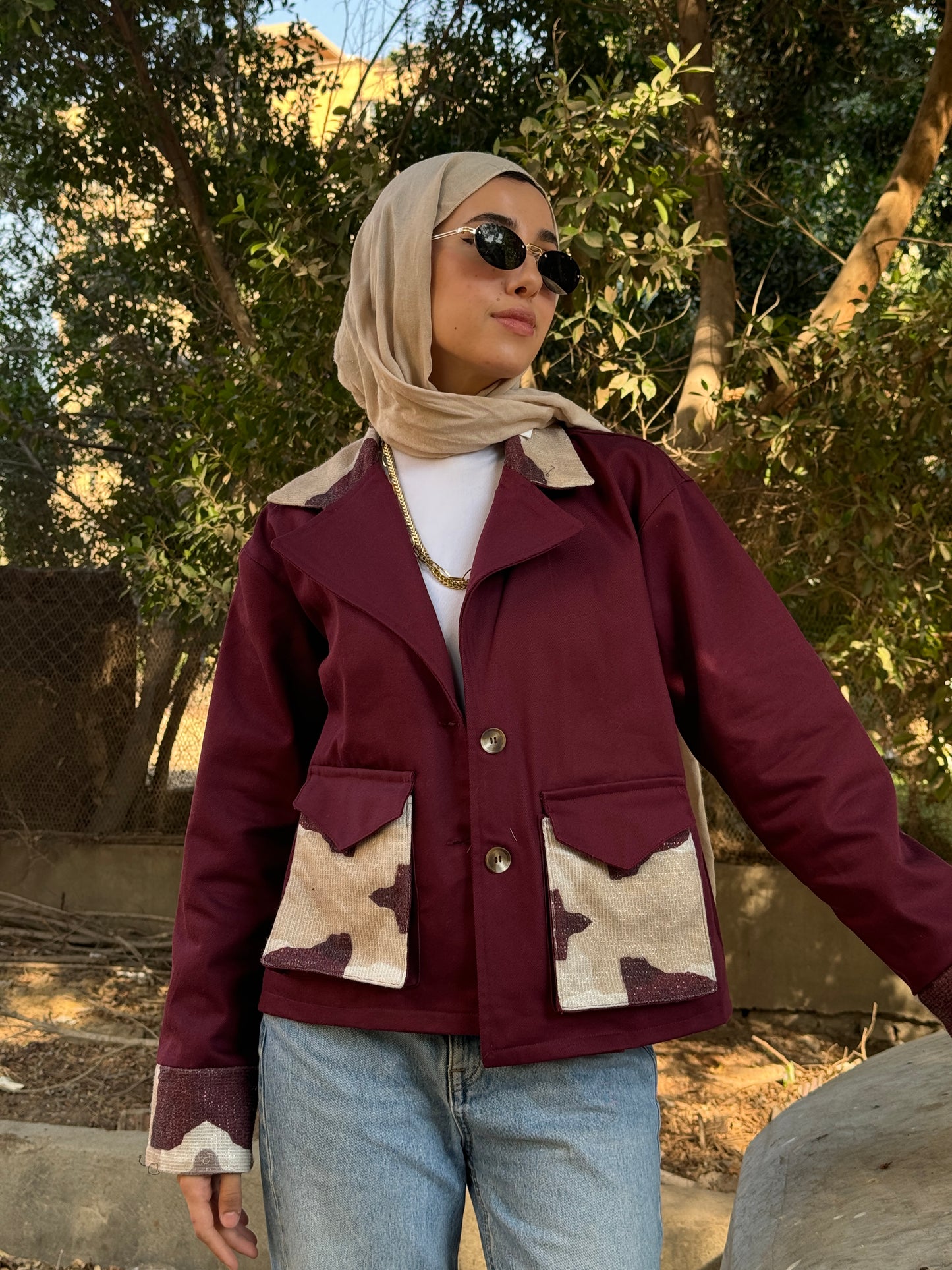 Gabardine jacket