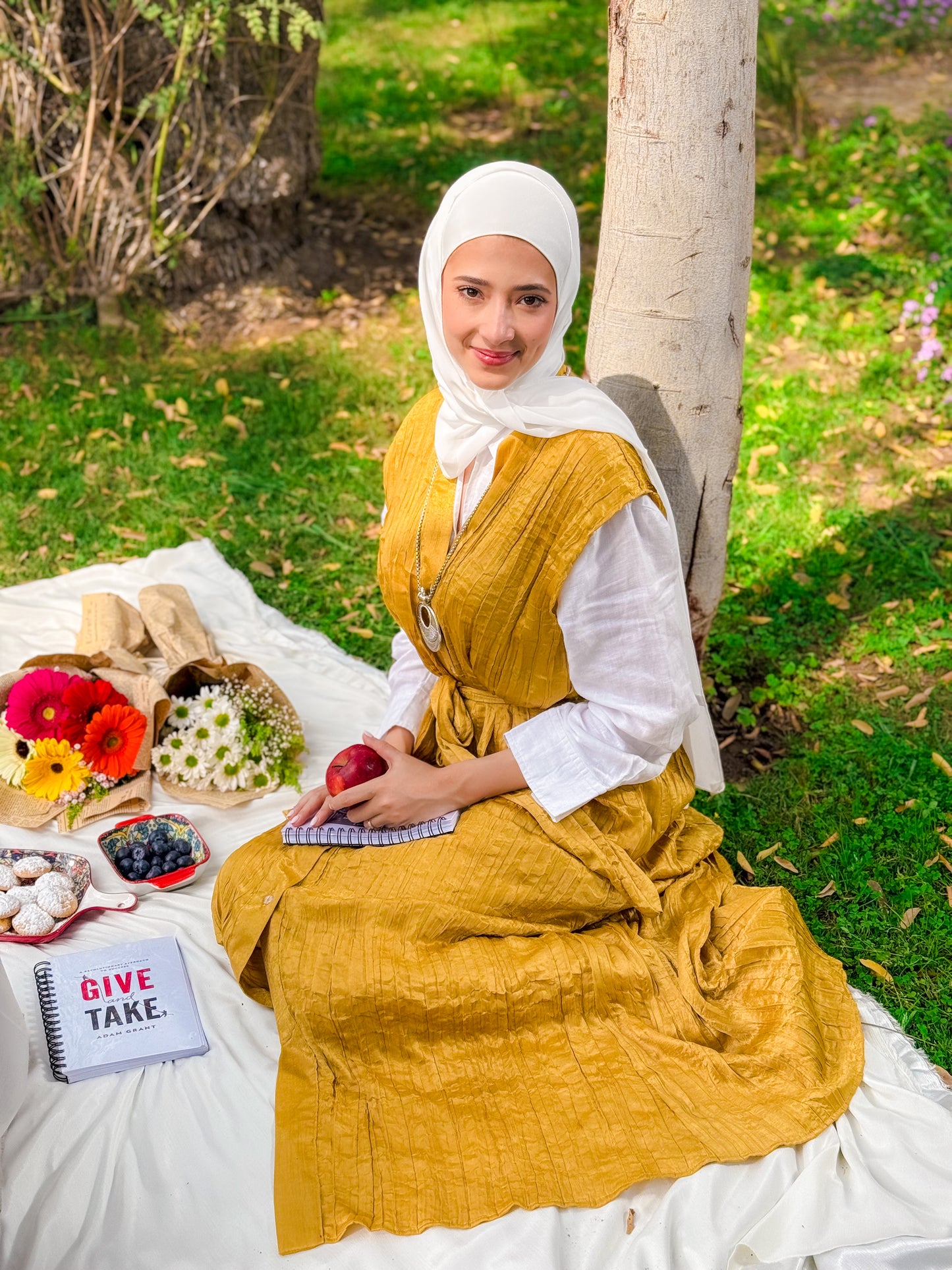 Iris Dress in Mustard