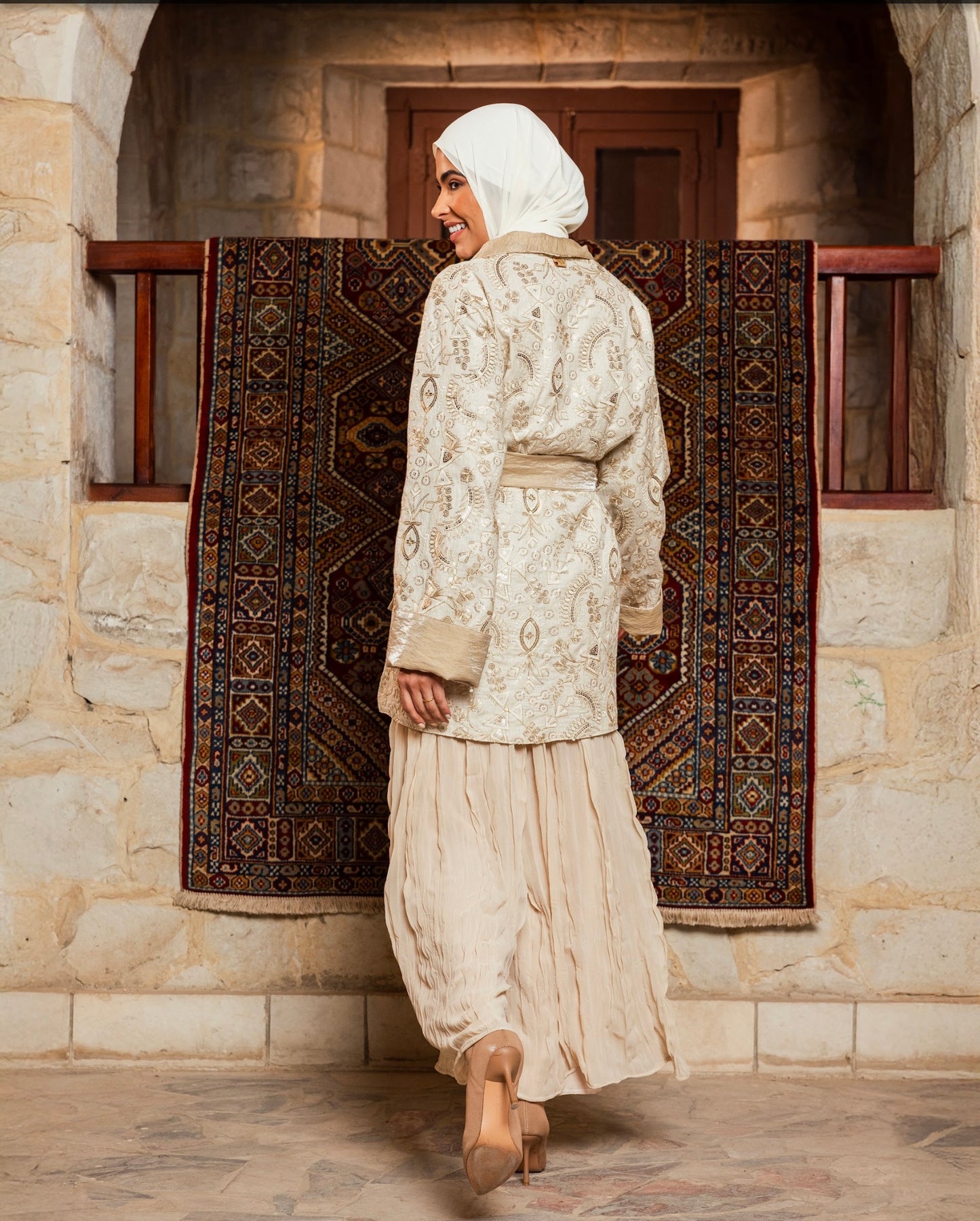 Aseel Double-Faced Cardigan