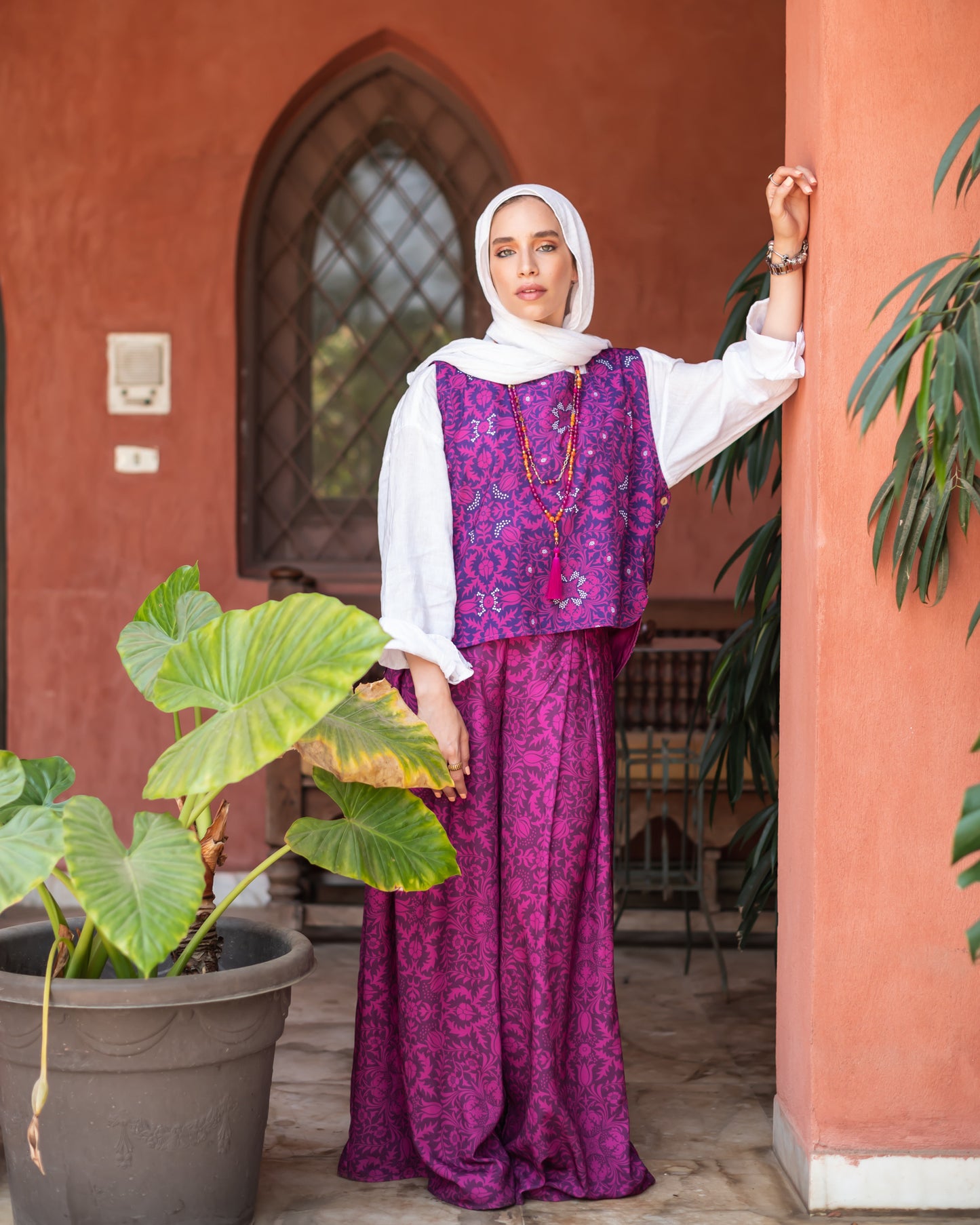 Bombay vest in Purple