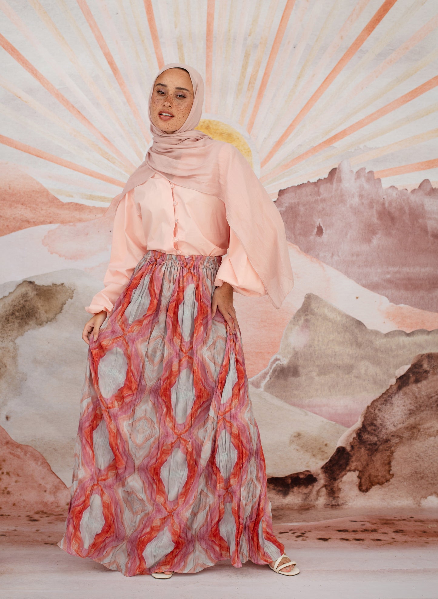 Peach melon Skirt