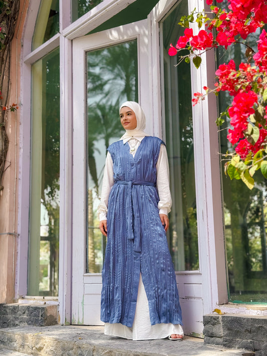 Iris Dress in blue