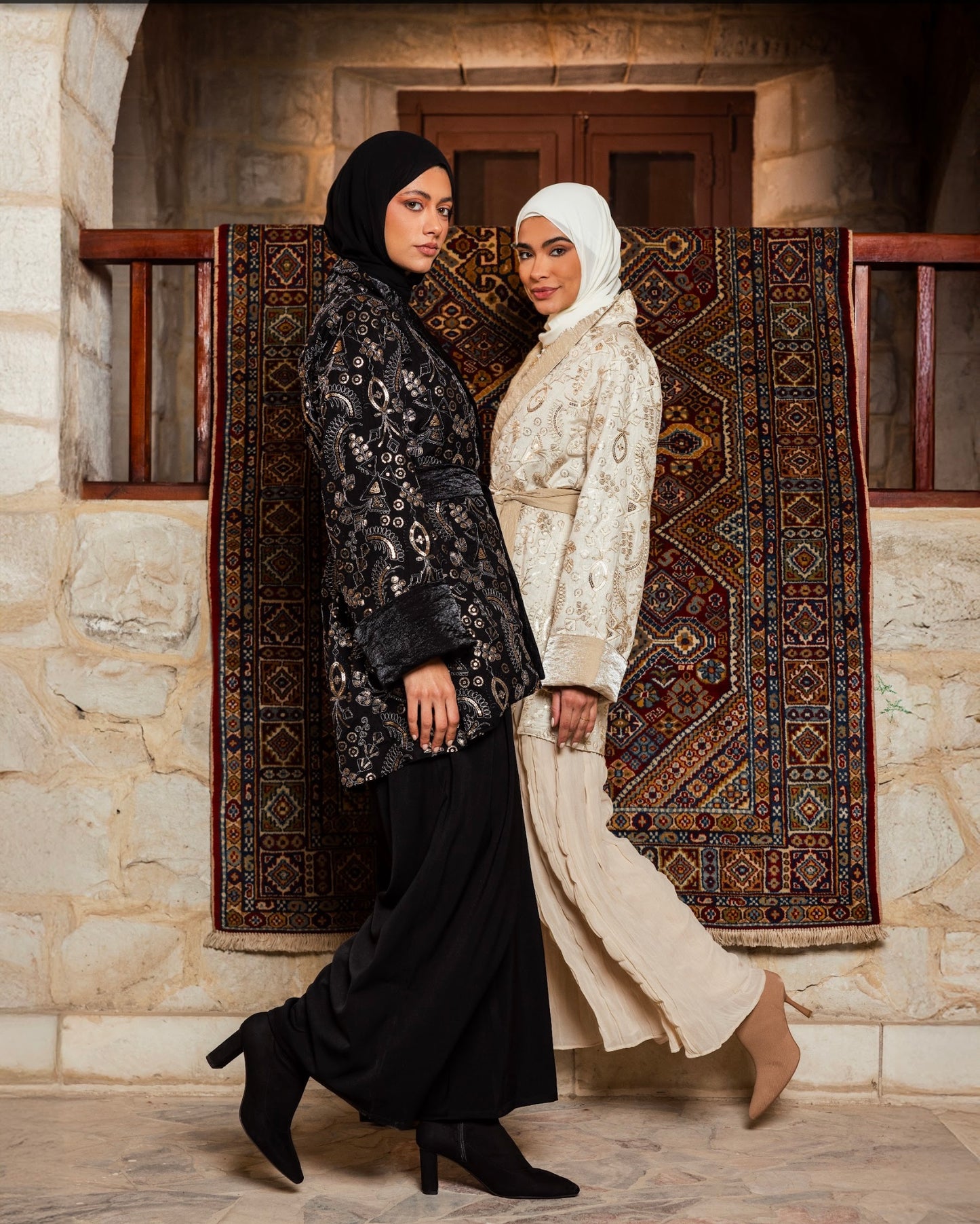 Aseel Double-Faced Cardigan