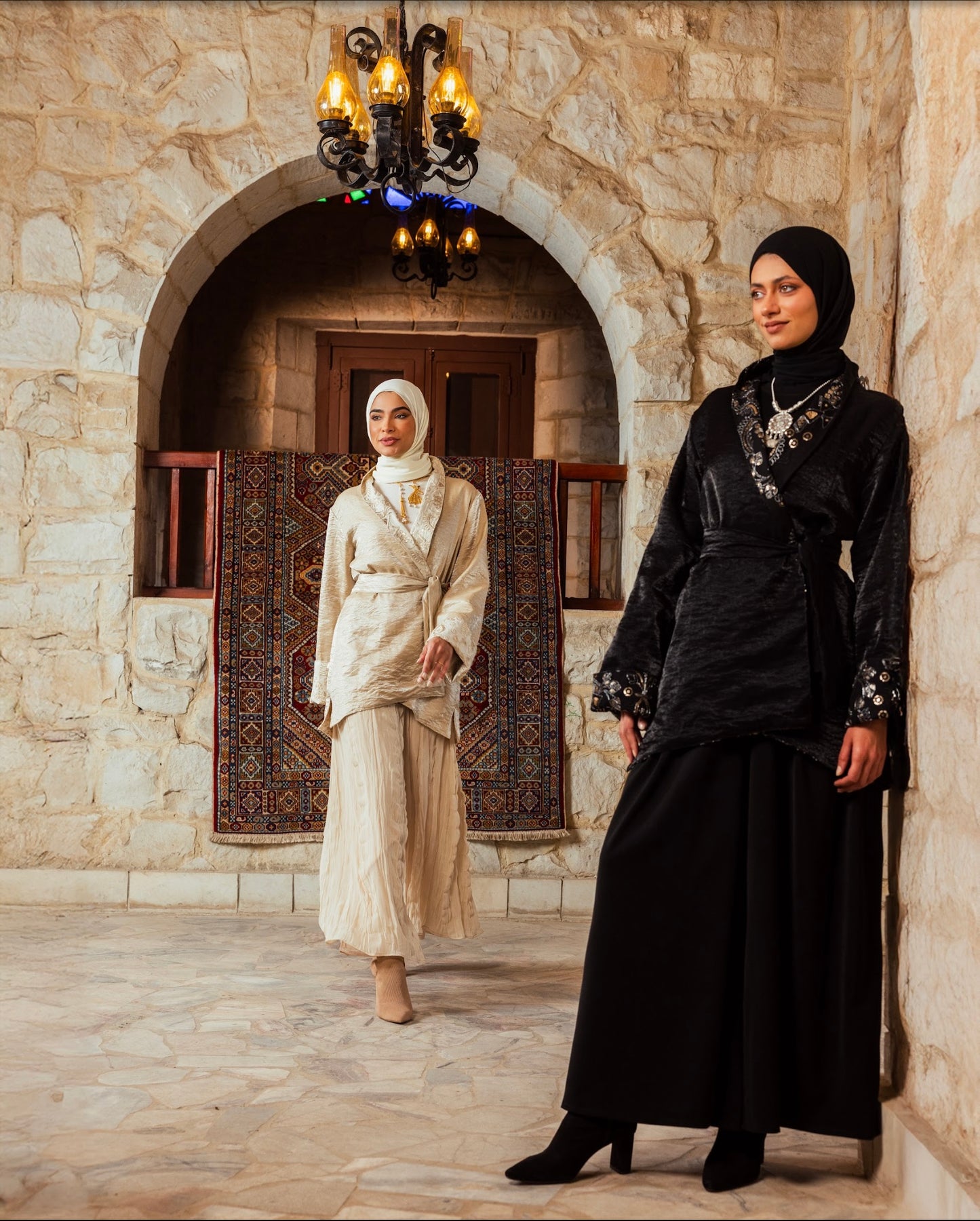 Aseel Double-Faced Cardigan