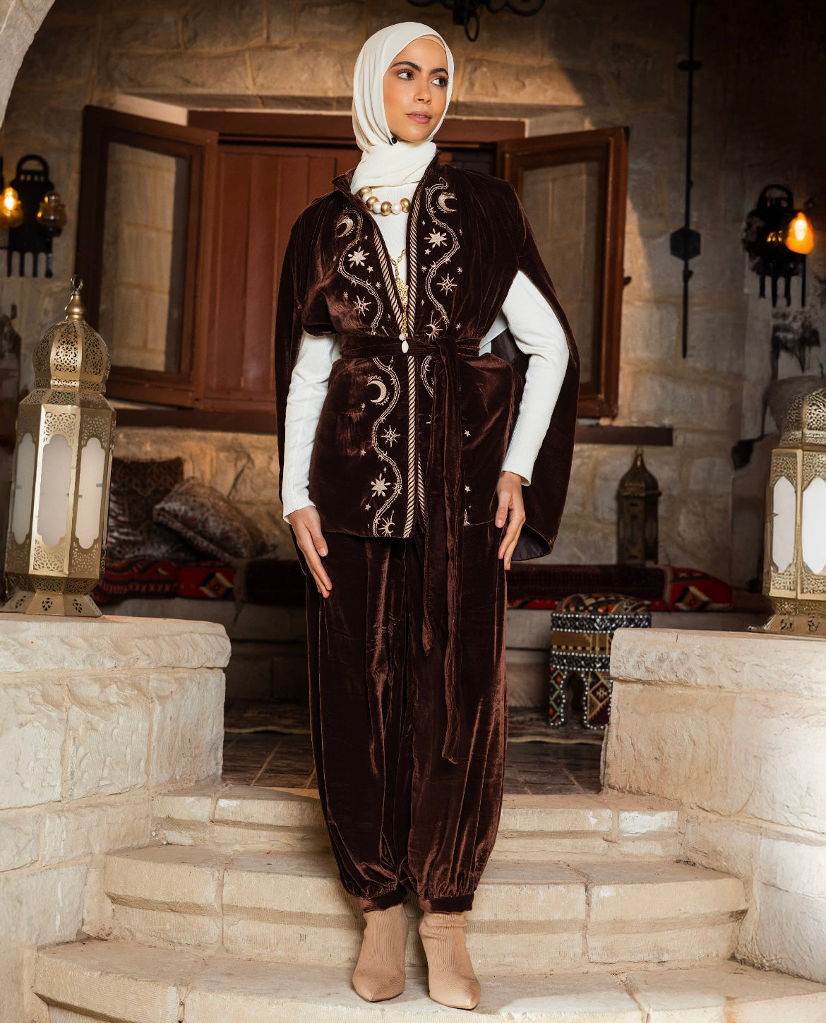 Falak Cape in Brown