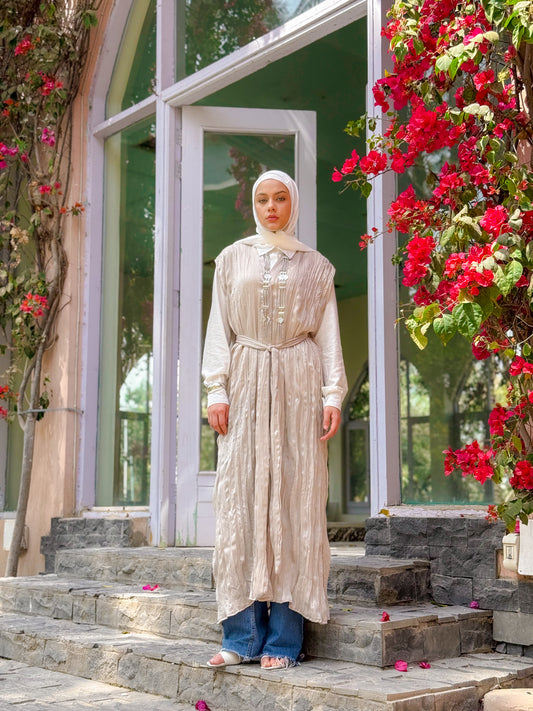 Iris Dress In Beige