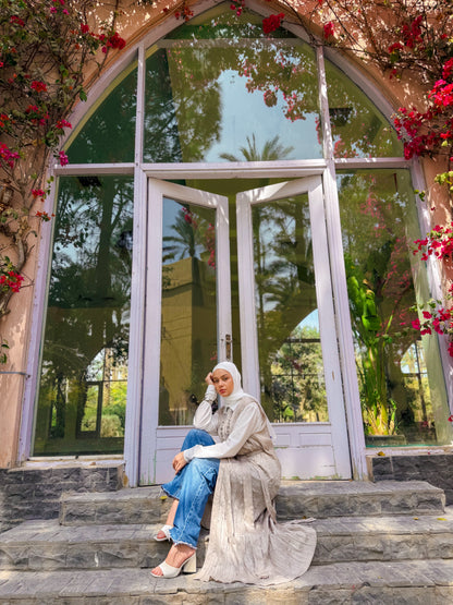 Iris Dress In Beige