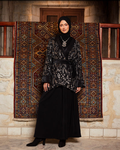 Aseel Double-Faced Cardigan