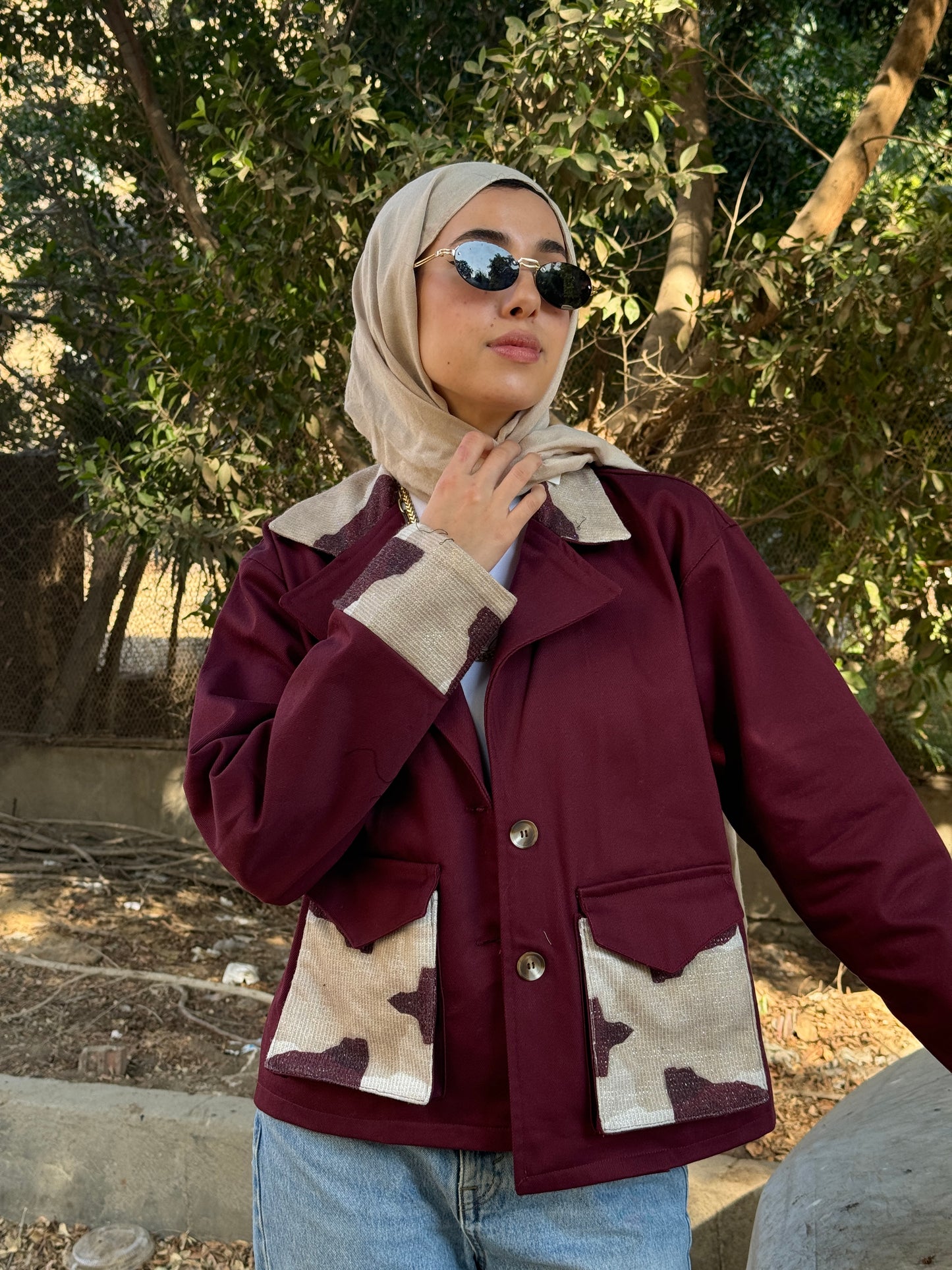 Gabardine jacket