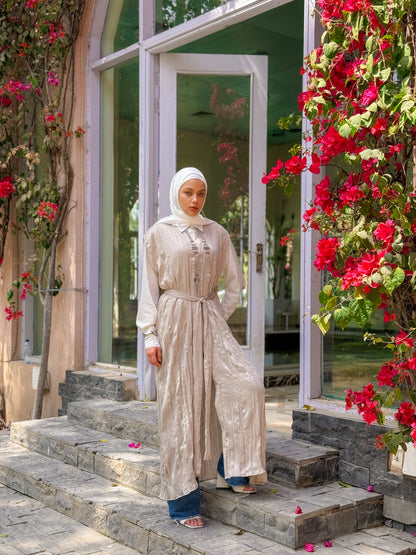 Iris Dress In Beige