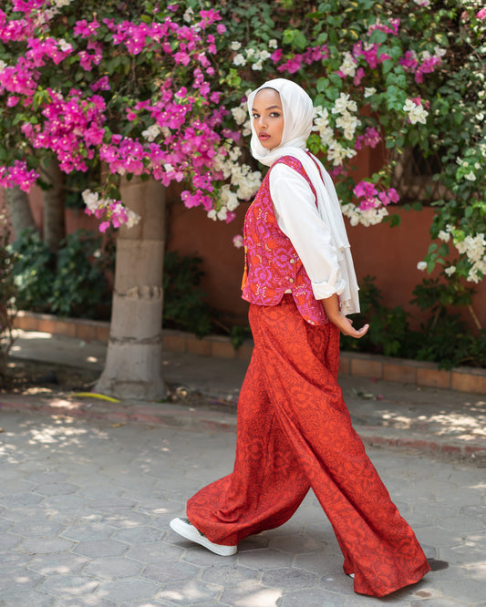 Bombay pants in Red
