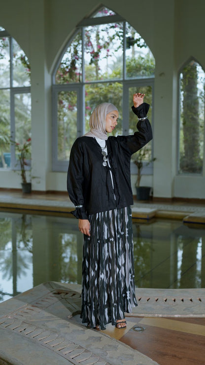 Black Linen top