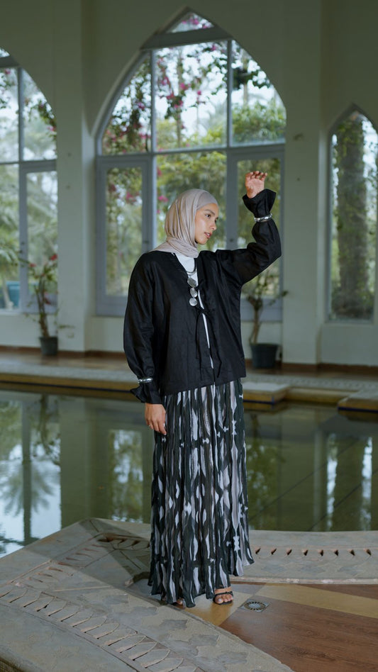 Black Linen top